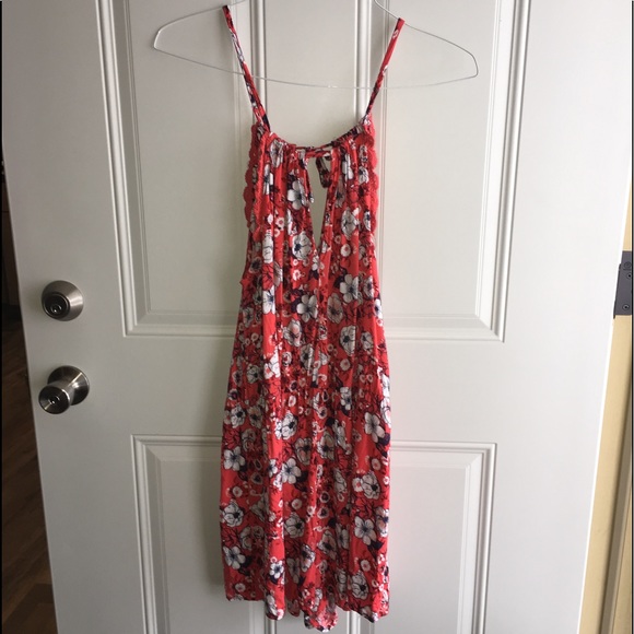 Eyeshadow Dresses & Skirts - Crochet trim floral romper